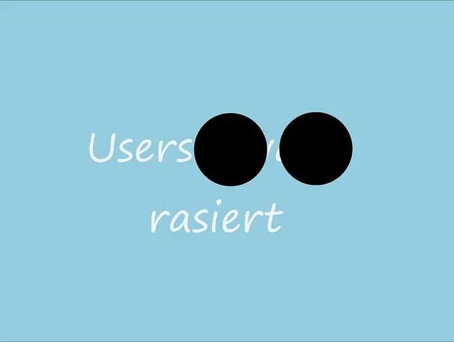 Userschwanz rasiert