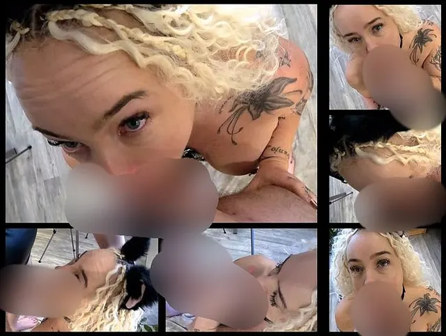 Blonde Sklavenschlampe benutzt wie es mir passt