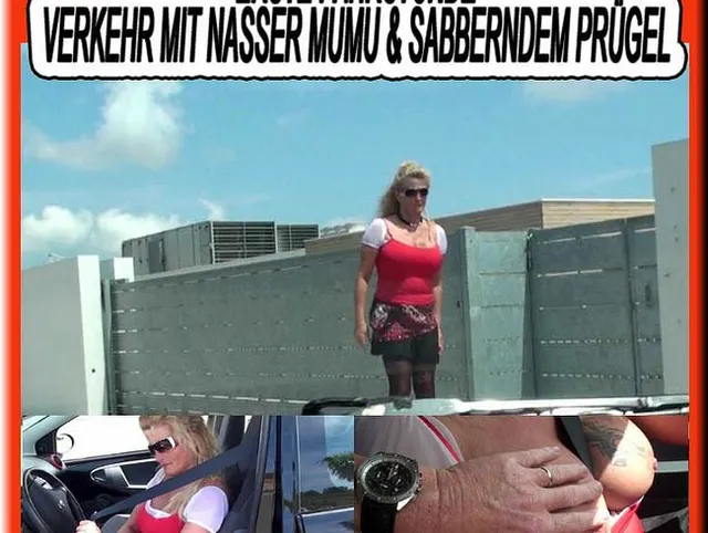 Erste Fahrstunde, Verkehr mit nasser Muschi und sabberndem Schwanz
