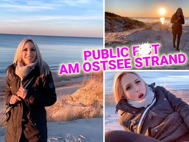 Public Fist am Ostsee Strand !