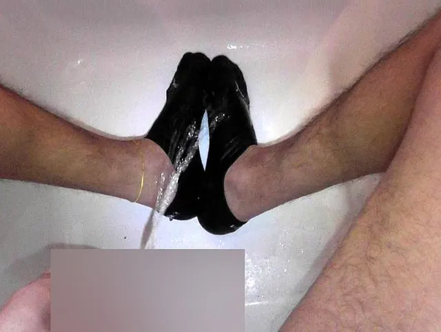 Meine Socken u. Fußen Vollgespisst