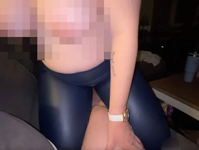 Blue Leather Ass Job