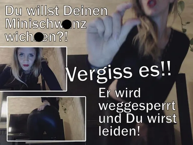 Nein... DU darfst nicht wichsen !!