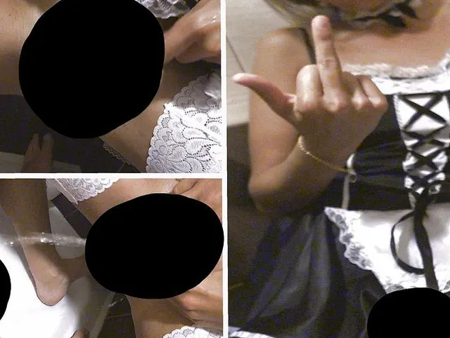 Ich bestrafe meinen Stiefbruder mit Pissen in einem Mädchenkostüm