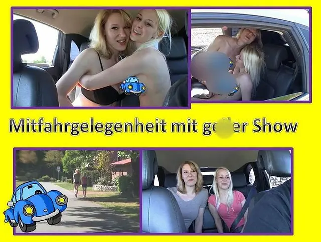 Im Auto mitgenommen für geile heiße Show