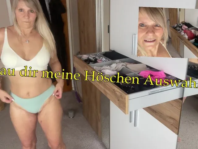 Schau dir meine Höschen Auswahl an