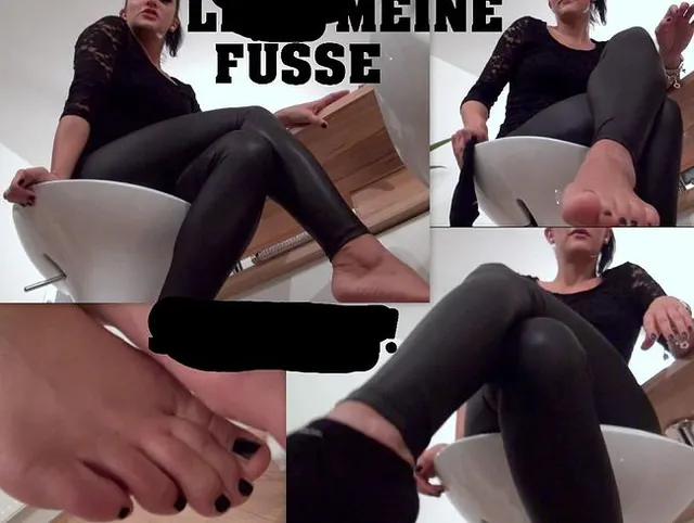 LECK MEINE FÜSSE SKLAVE! DIRTY TALK!