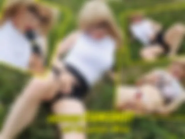 Sommer-Cumshot auf der grünen Wiese