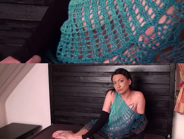 Userwunsch Solosex im Strickpulli