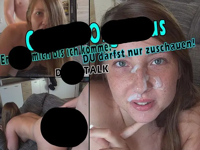 CUCKOLDORGASMUS! DIRTYTALK! Er fickt mich bis ich komme! Du schaust zu!