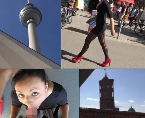 Notgeile Kellnerin public ausgenutzt