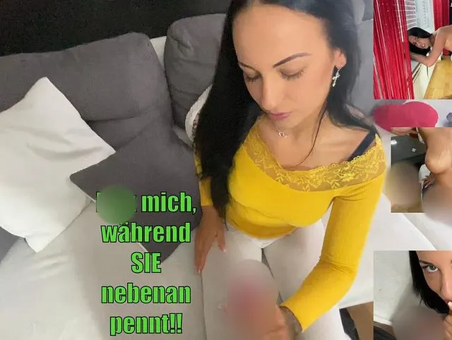 Fick mich, während SIE nebenan pennt!!
