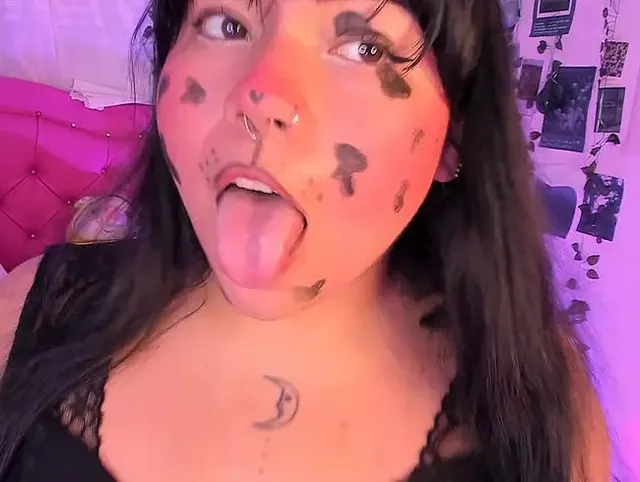 Ahegao süßes Mädchen