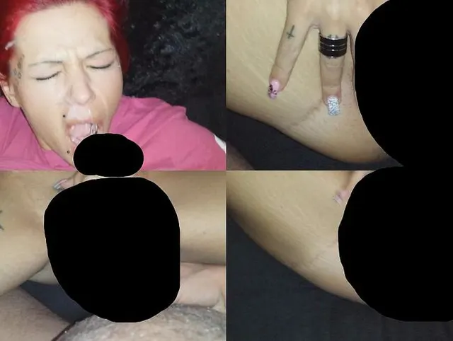 Rothaarige Tattoowierte Gesichtsbesamung