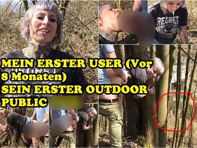 Mein erster MDH User(vor 8 Monaten)Sein erster outdoor public Fick