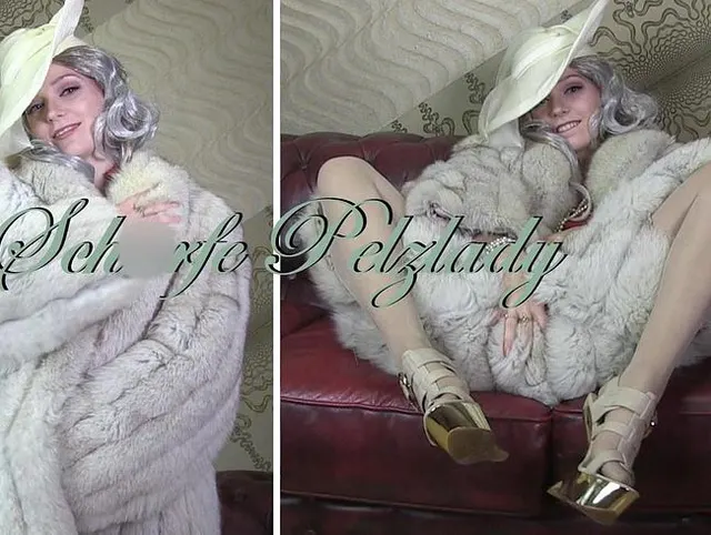 Scharfe Pelzlady
