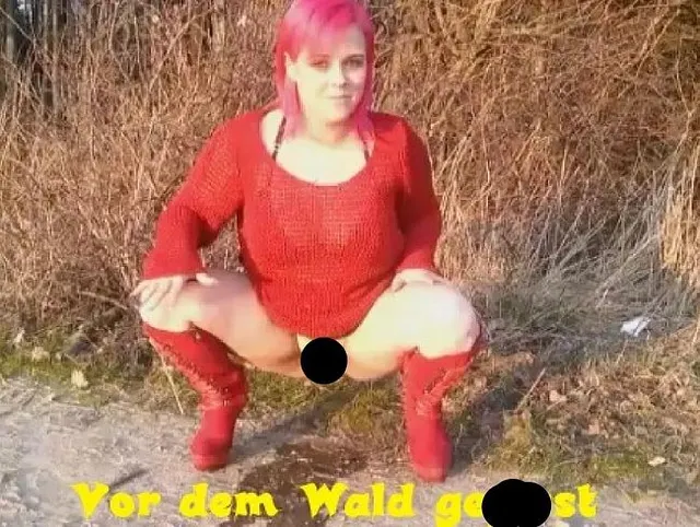 Vor den Wald gepisst