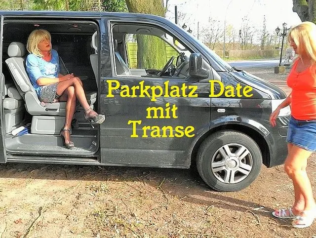 Parkplatz Date mit Transe