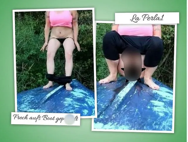 Frech aufs fremde Boot gepisst