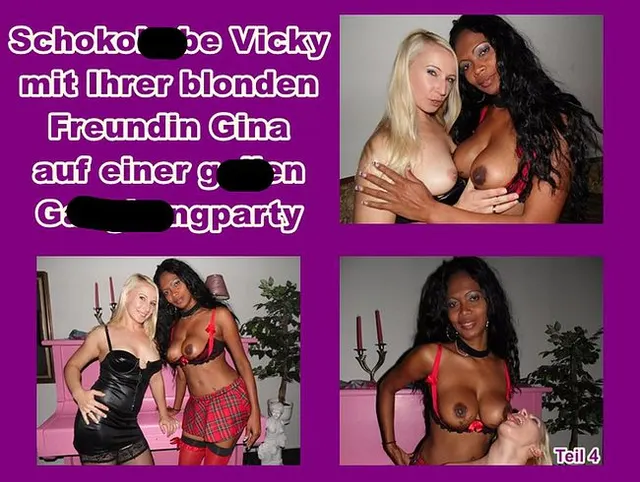 Finalrunde bei der Gangbangparty mit Gina & Schokobebe