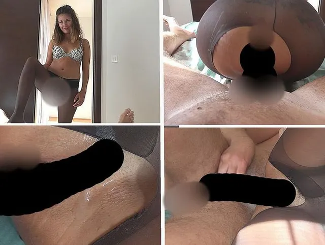 Heißer Anal in Strumpfhosen
