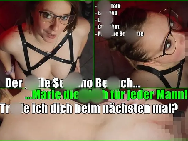 Der geile Sexkino Besuch ... Marie die Bitch für jeder Mann!