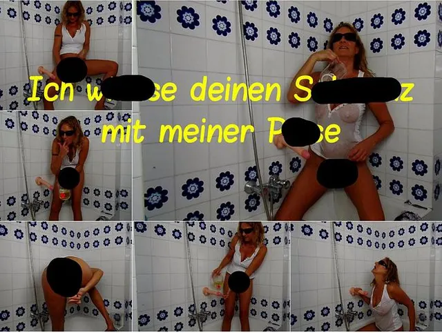 Ich wichse deinen Schwanz mit meiner Pisse