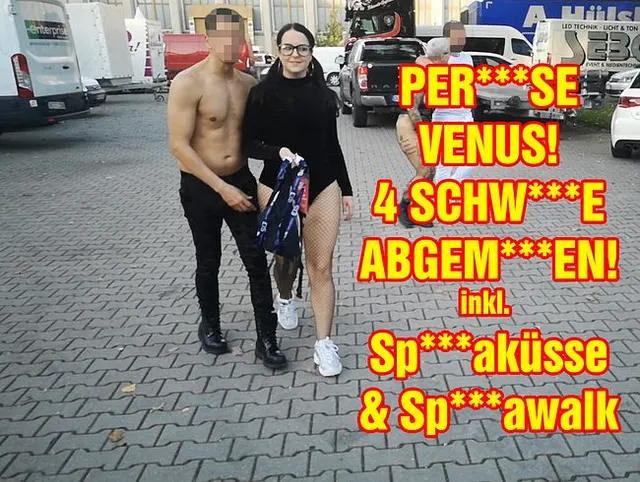 PERVERSE Venus! 4 Schwänze abgemolken! inkl. Spermaküsse & Spermawalk!