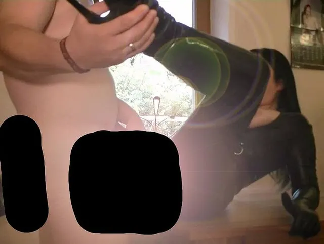 LatexFick mit Spermafotze