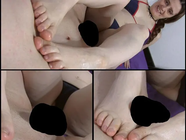 Spermafüßeln auf Deinem Bauch