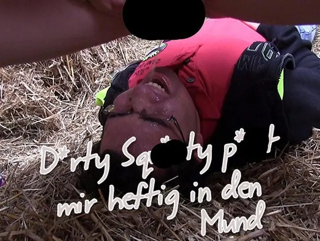 Dirty Squirty pisst mir heftig in den Mund
