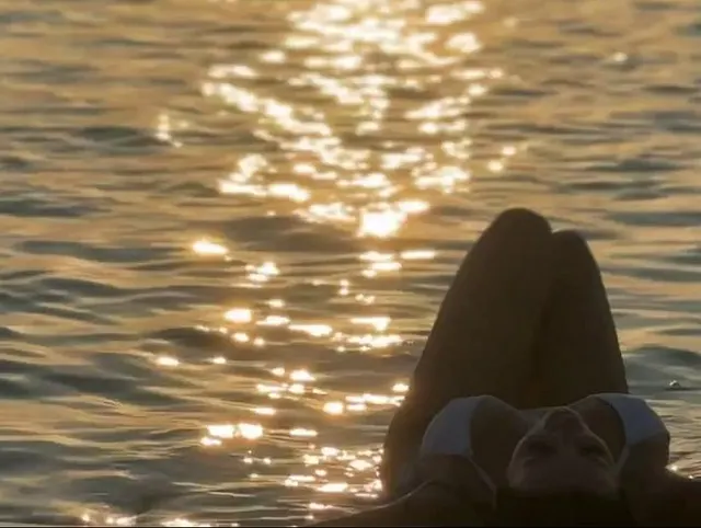 meine sexy Stimmung beim Sonnenuntergang