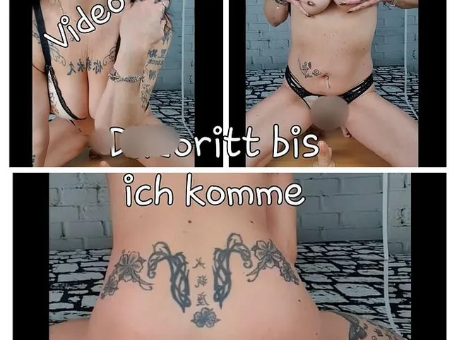 Dildoritt bis ich komme