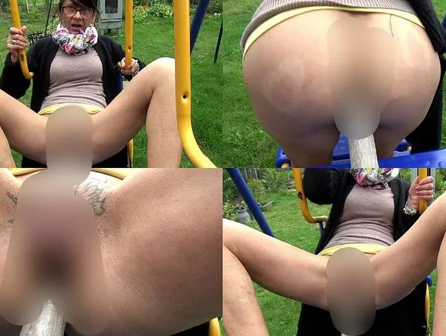 Gartenschaukel anal benutzt