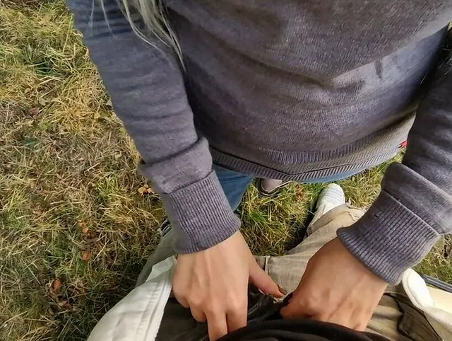 Unterwegs und spontan richtig bock auf den Sch**z gehabt