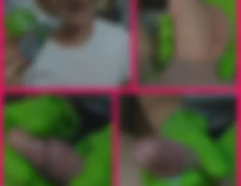 HANDJOB mit Gummihandschuhen