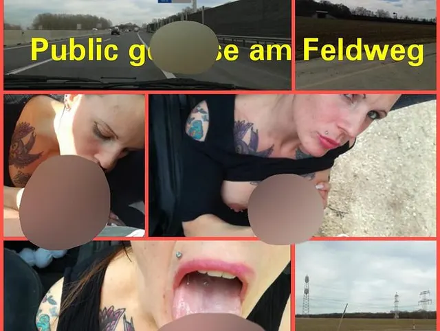Public gebläse am Feldweg