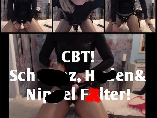 Sklaven Straf Aufgabe! Nippel, Schwanz und Hodenf*lt*r! CBT Herrin!