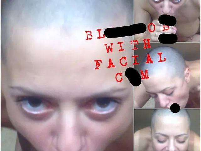 Blowjob mit Sperma im Gesicht