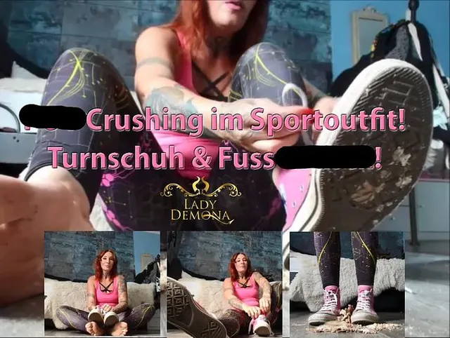 POV Crushing im Sportoutfit! Turnschuh & Fuss Fetisch! | by Lady_Demona