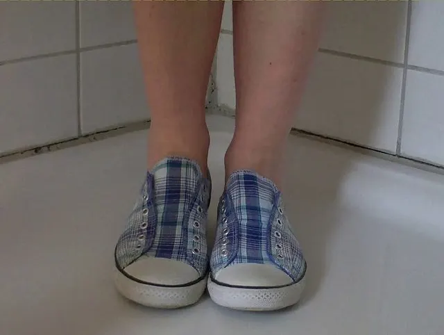 Sneaker mal wieder feucht gemacht