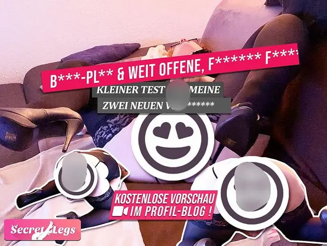 Butt-Plug und weit OFFENE, FEUCHTE Fotze - Kleiner Test für meine zwei neuen Vibratoren