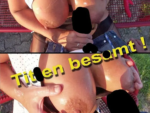 Outdoor meine Titten angewichst