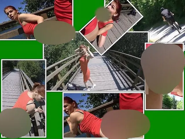 Vorschau aus Blowjob: Sexy Girl AO auf der See Brücke outdoor public gefickt u vollgespritzt..