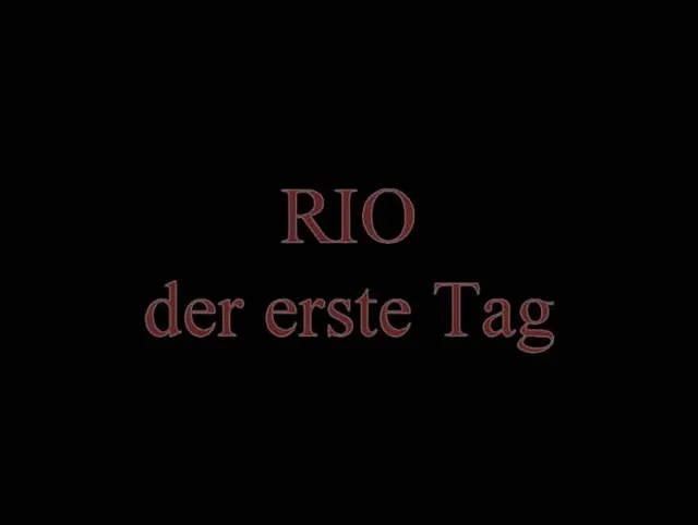 Rio - der erste Tag
