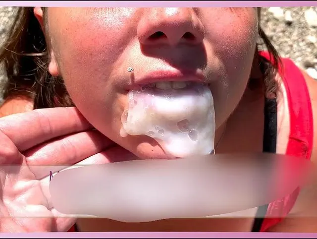 Mein erster Outdoor Blowjob + Mega Cumshot