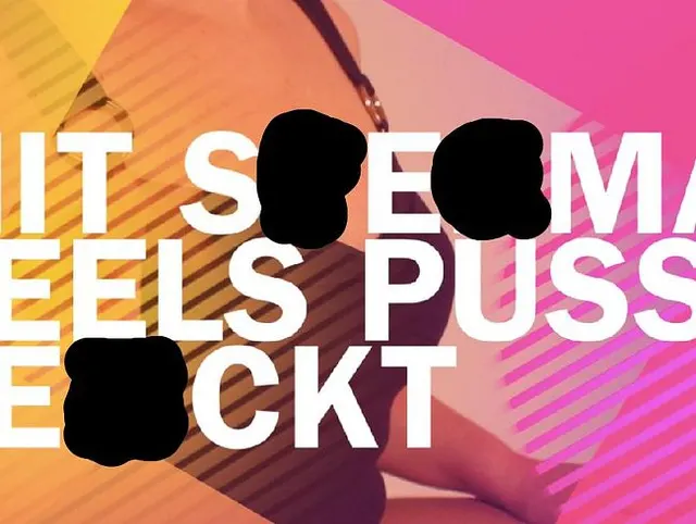 mit spermaverschmierten High-Heels Pussy gefickt