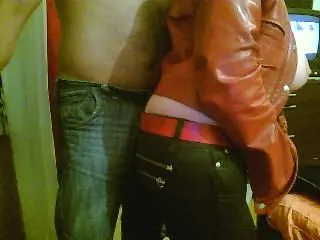CUMSHOT in meine LEDERHOSEN