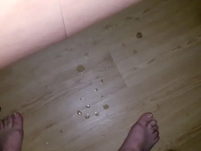 Das Sofa angewichst