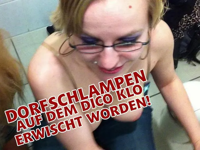 Dorfschlampen - Auf Klo erwischt worden!